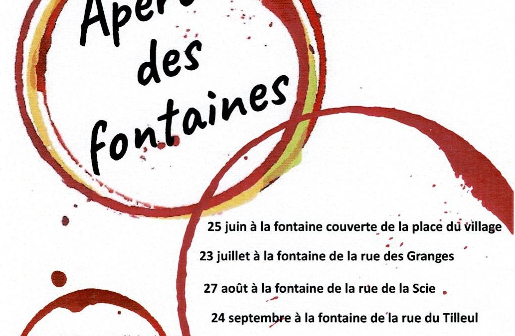 L’Apéro des Fontaines